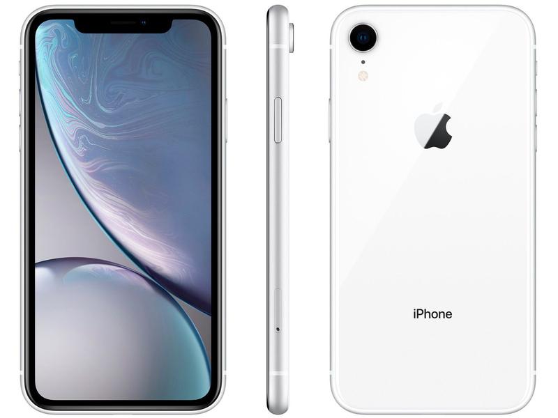 あっちゃん Apple iPhone XR ホワイト 本体 iPhone XR Apple 128GB Branco 6,1” 12MP iOS - iPhone